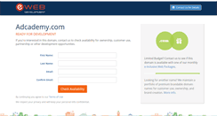 Desktop Screenshot of adcademy.com